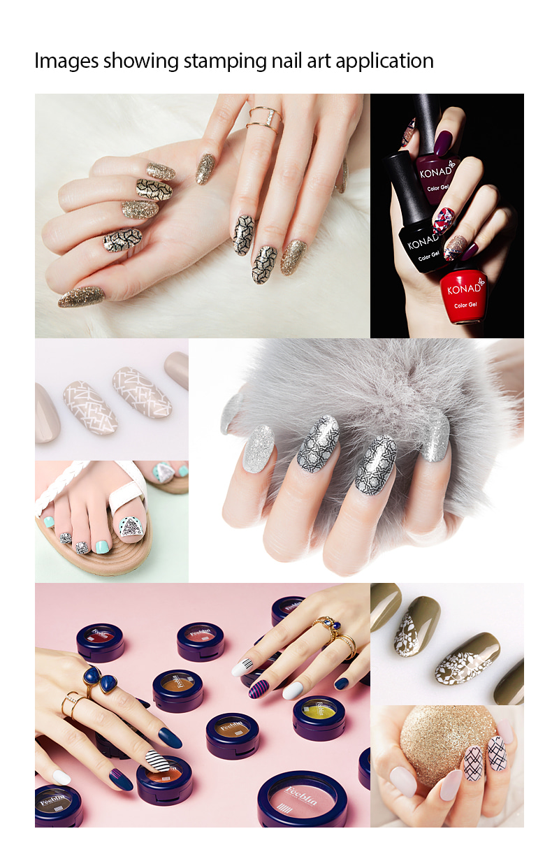 Gift Set] Konad Stamping nail art set T-set